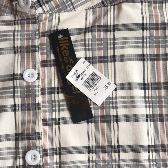 Plaided khaki skirt - Picture 2 of 4